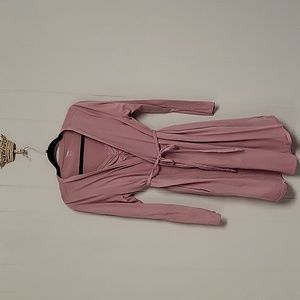 Maternity nursing nightgown with matching robe